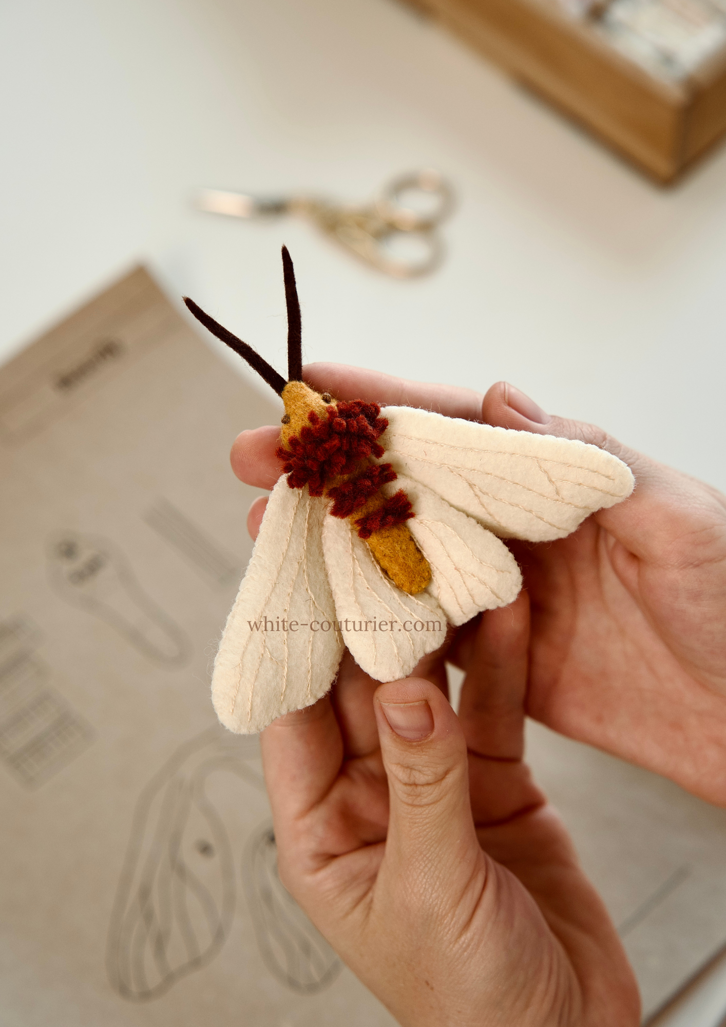 Moth Sewing Pattern PDF SVG