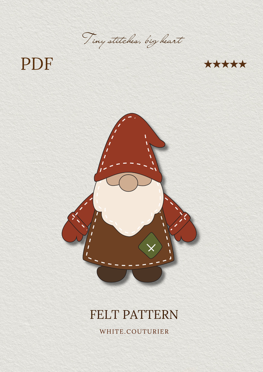 Gnome Felt Pattern