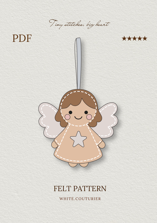 Felt Angel Christmas Tree Decor