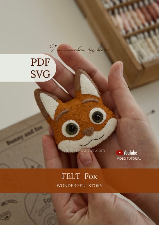 Fox Sewing Pattern PDF SVG