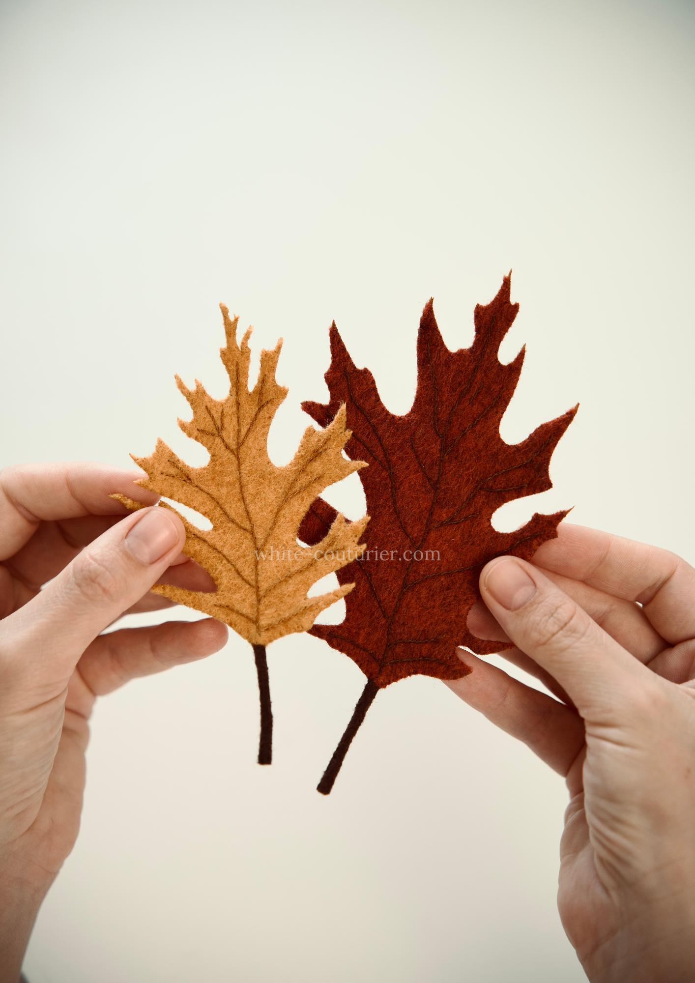 Oak Leaf Autumn Decor Sewing Pattern PDF SVG