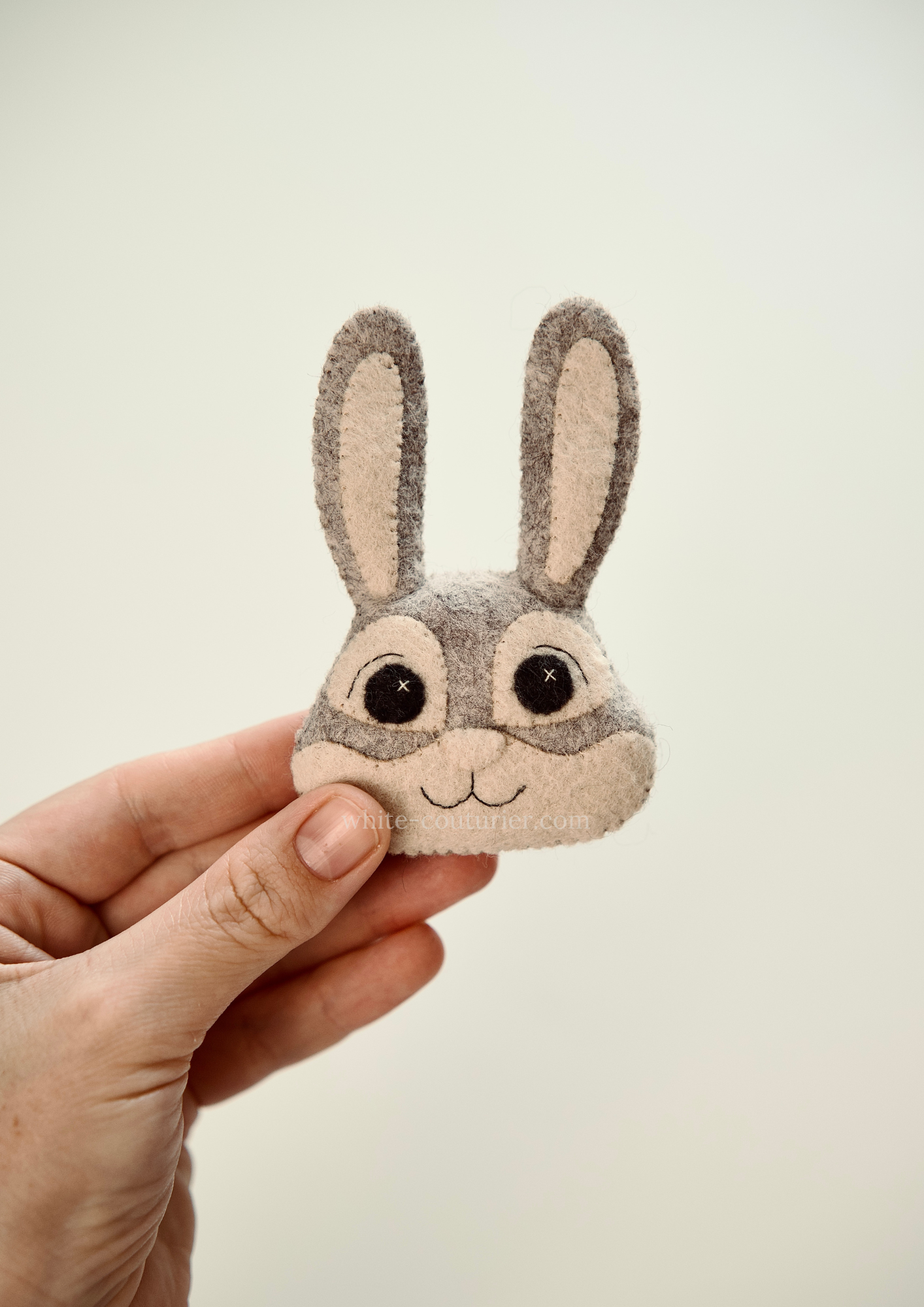 Felt Bunny Sewing Pattern PDF SVG