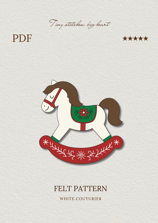Felt Rocking Horse