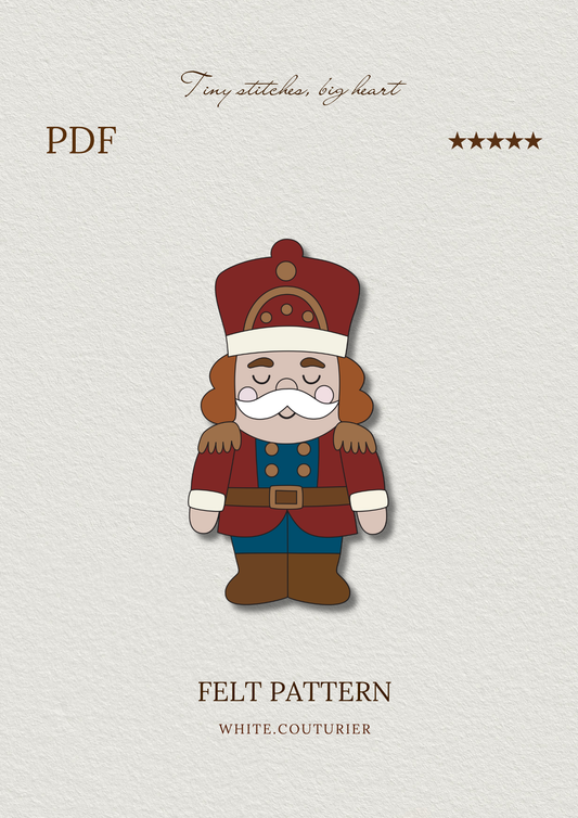 Nutcracker Felt Pattern