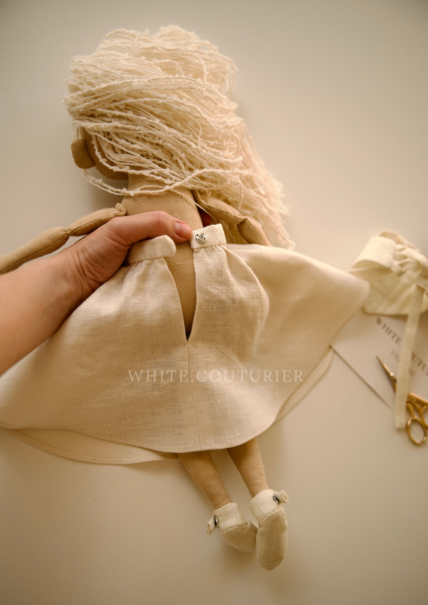 Doll Mary Sewing Pattern PDF with Outfit