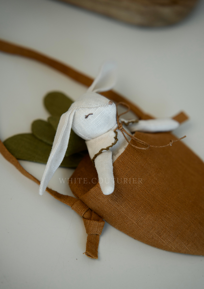 Bunny in Carrot bag