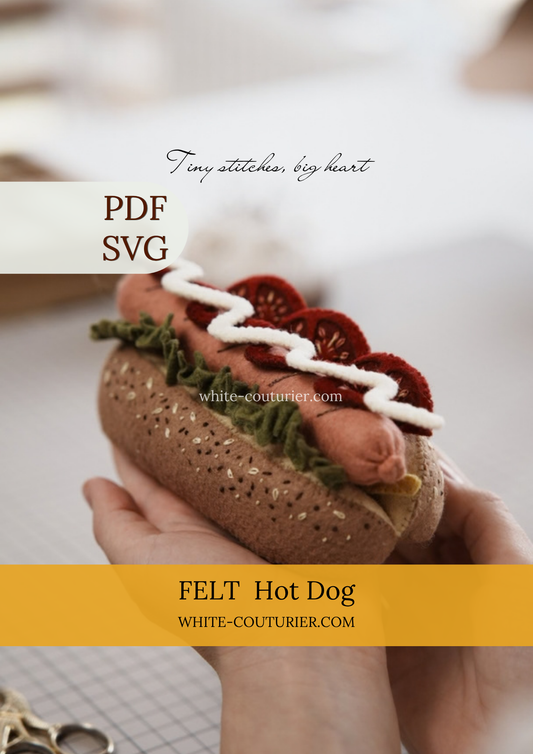 Felt Hot Dog